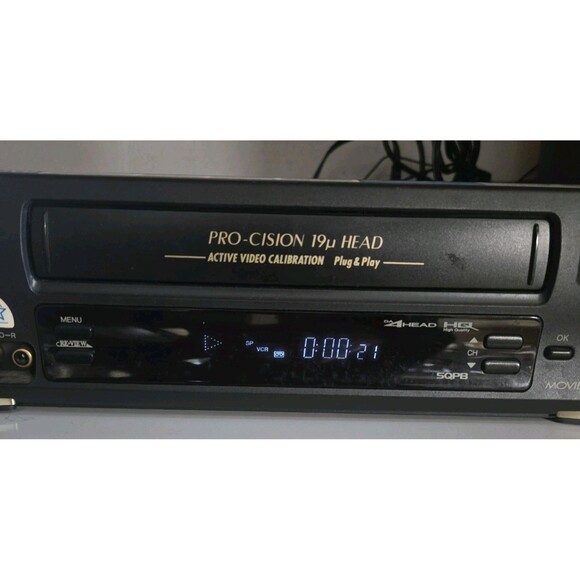 JVC HR-VP656U Pro-cision 19μ Head Hi-Fi VCR 4-Head VHS Player Recorder Tested - Picture 2 of 7